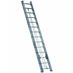 Escalera extensible de aluminio telescópica con 2 ganchos desmontables,  escalera portátil, ligera, extensible, plegable, multiusos, capacidad de  330